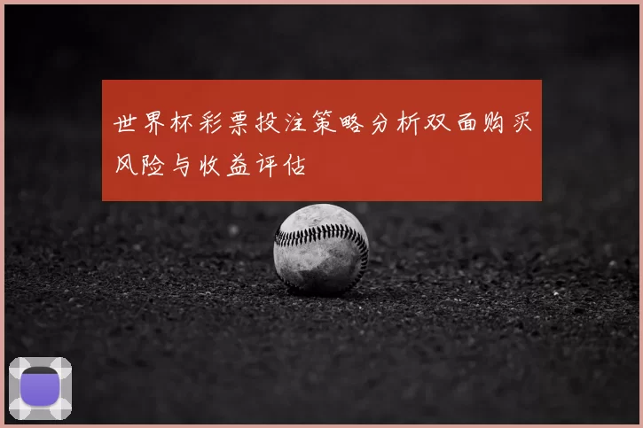 世界杯彩票投注策略分析双面购买风险与收益评估