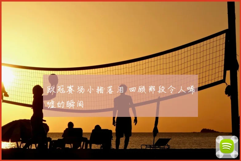 欧冠赛场小猪落泪 回顾那段令人唏嘘的瞬间